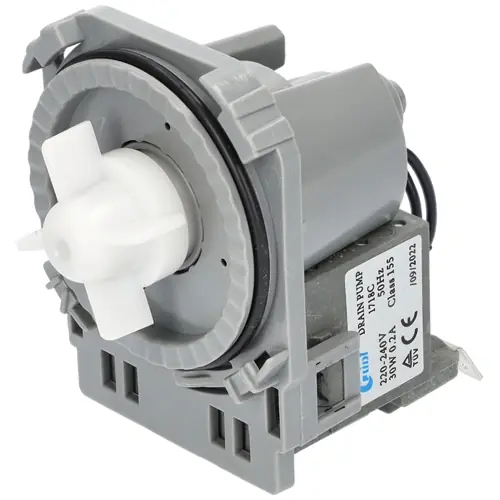 Ajánlat 30W Szivattyú, ürítő, 4 körmös, hátul sarus (eredetivel megegyező minőség) FUDI 1718C CANDY, GORENJE/MORA mosogatógép