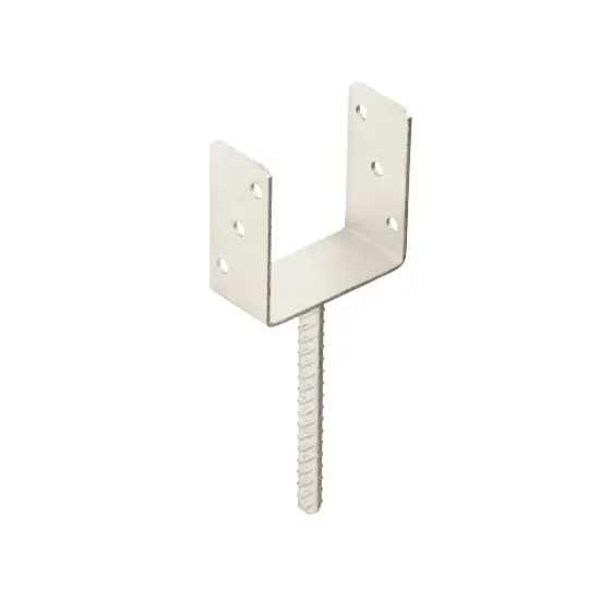 Kiárusítás Betonozható oszloptalp "U", horganyzott, 91x60x120/4mm, (ET)