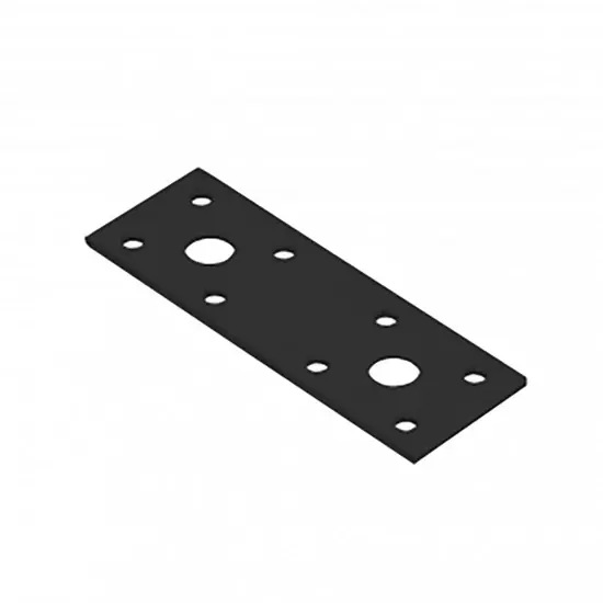 Legjobb ár Összekötő lemez, fekete, 100x35x2.5mm