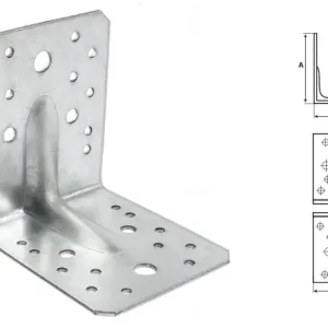 Stalco erősített sarokösszekötő szeglemez, 150x150x65mm Legjobb ár