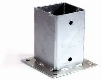 Stalco lecsavarozható oszloptartó, 71x150x150mm Népszerű