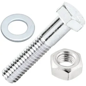 Hatlapfejű csavar anyával és lapos alátéttel, INOX, M6x20, 4db Népszerű