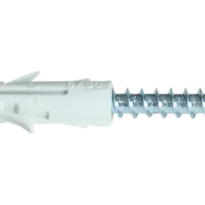 Tracon normál tipli+csavar, szürke, M6x30mm Prémium