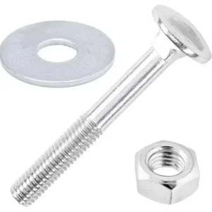 Kapupántcsavar anyával és fakötésű alátéttel bliszterben, M6x70, 10db Biztonságos fizetés