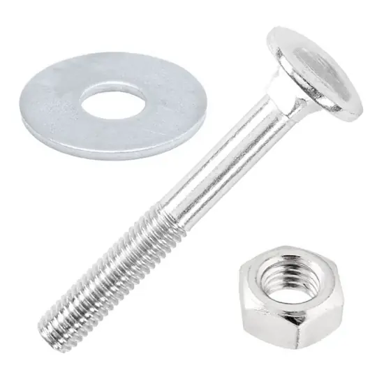 SB kapupántcsavar M6x80+anya+fakötésű alátét, 25db Rendeld meg most