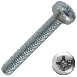 Akció Metrikus csavar, D-fejű, horganyzott, M5x60, 10db