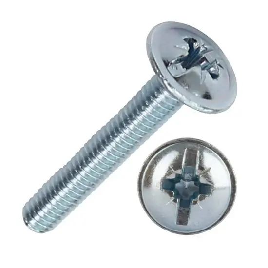 Metrikus csavar, peremes fejű, horganyzott PZ, M4x20mm Gyors szállítás