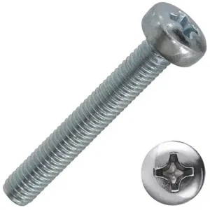 Metrikus csavar, D-fejű, horganyzott, M4x50, 10db Olcsó