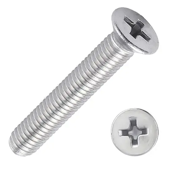 Metrikus csavar süllyesztett fejű, horganyzott PH, M6x20mm Kedvezmény