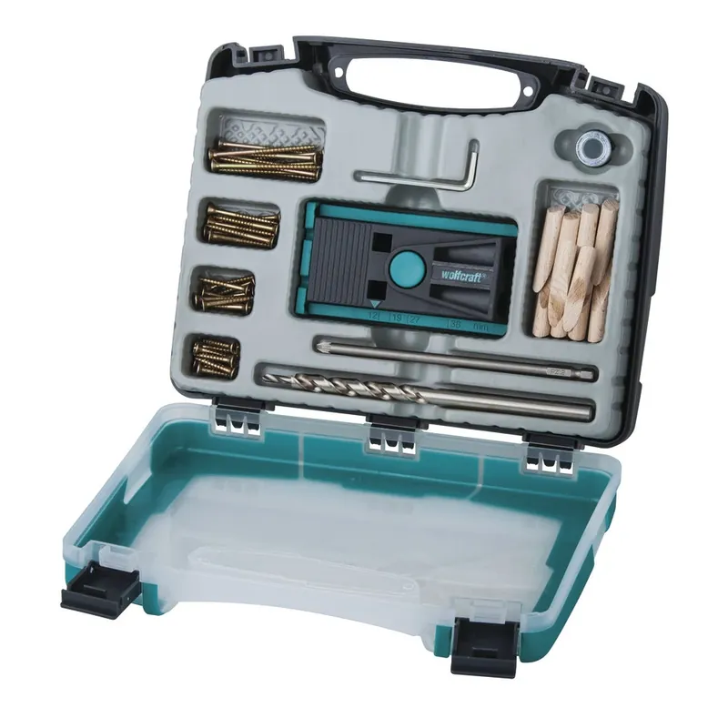 Wolfcraft Undercover Jig csavarozókészlet, rejtett csavarkötéshez Kiárusítás