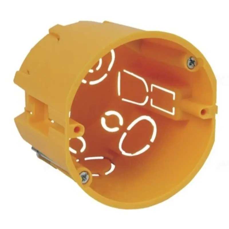 Gipszkarton doboz 1-es, d71mm, 69mm mély, sárga, sorolható KPR 68/71L NA Kopos Ingyenes szállítás