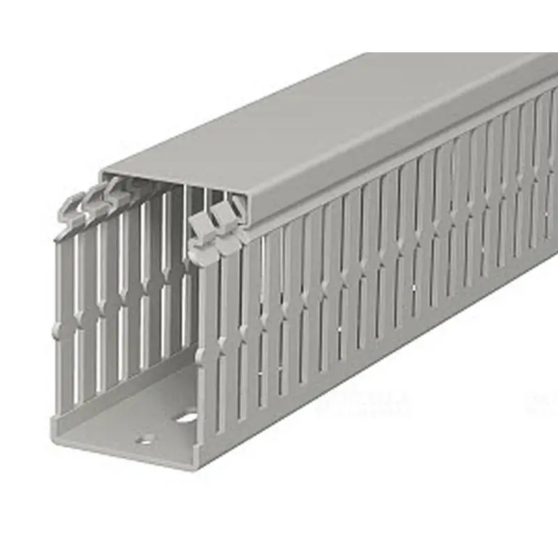 OBO LKV N 75050 Vezetékrendező csatorna 75x50x2000, kőszürke 6178424 Eredeti