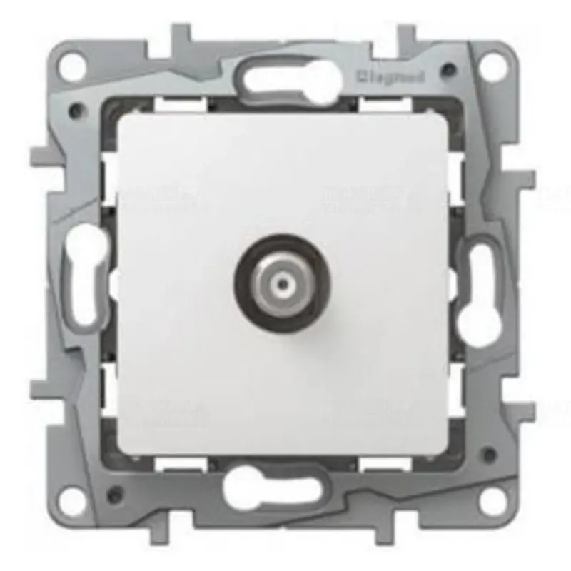 Ingyenes szállítás Legrand 764551 Niloé TV csillagpontos aljzat, 9,5 (apa), végzáró (1 dB), fehér