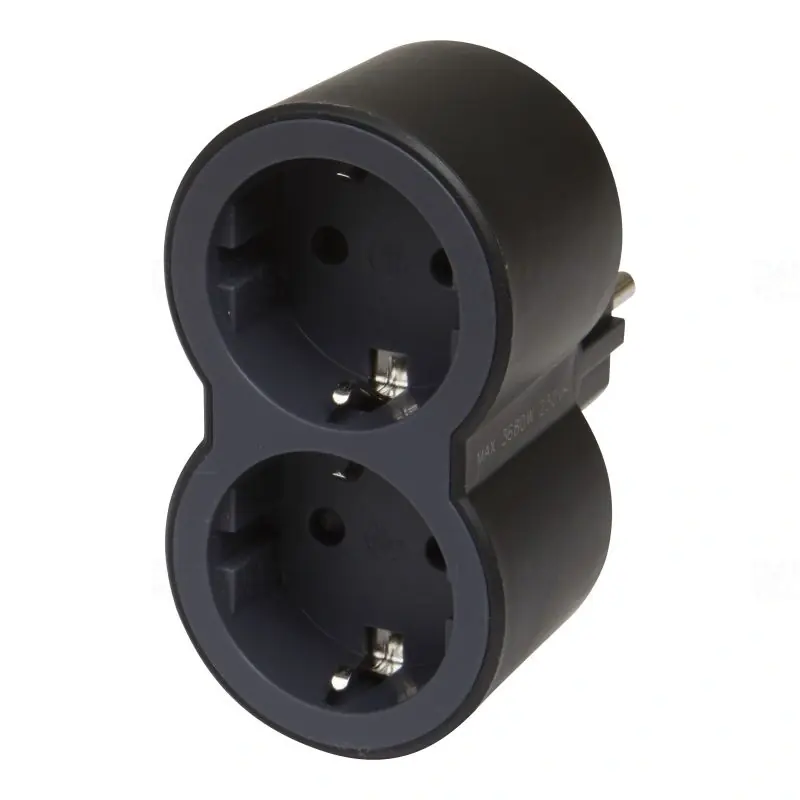 Expressz szállítás Legrand 694517 Elosztó dugaljba 2-es biztonsági zsaluval, fekete