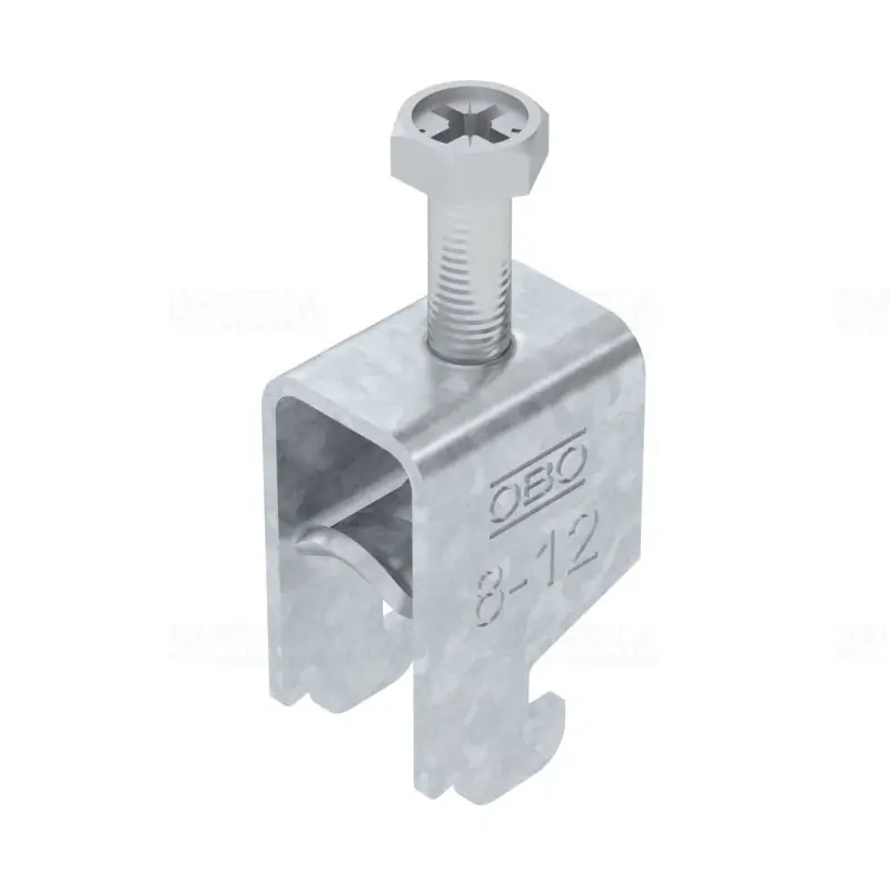 Népszerű OBO BBS kengyeles bilincs N-kivitel tűzihorganyzott 1 kábel részére fém nyomóvályúval8-12mm, 11-12mm résszélességhez BS-N1-S-12 FT 1187002