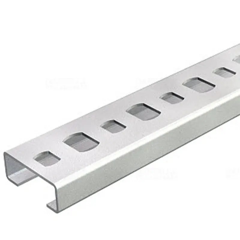 Biztonságos fizetés OBO CL2008P2000FS Profilsín perforált, nútszélesség 11 mm 2000x20x8 szalaghorganyzott, DIN EN 10346 1106627