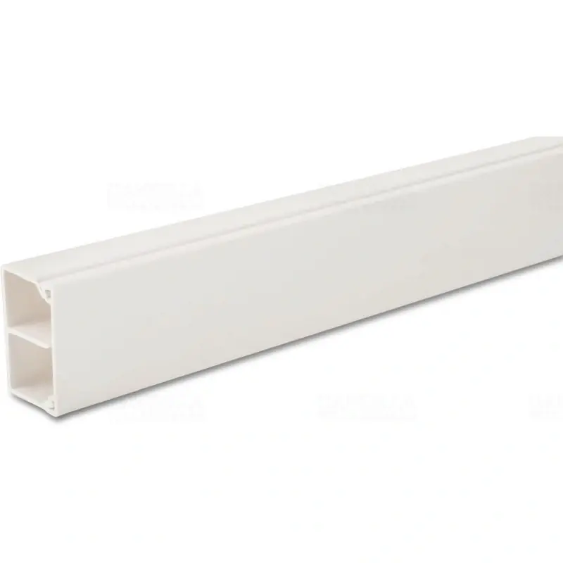 MIK 25/40/2 kábelcsatorna fedéllel, válaszfallal fehér, UV-álló, lángálló 004867 Univolt Prémium