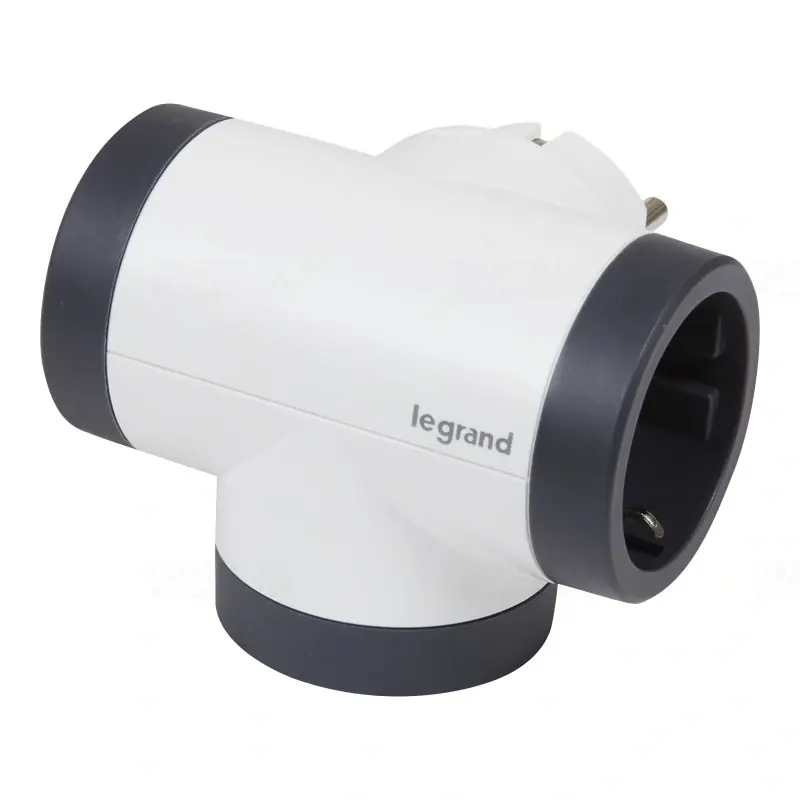 Legrand 694522 Elosztó dugaljba 2-es, földelt dugvillához +USB-A + USB-C, fehér Vedd meg most