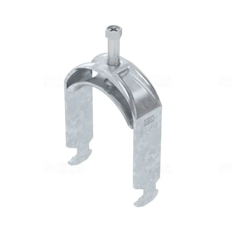 Expressz szállítás OBO BBS kengyeles bilincs H-kivitel tűzihorganyzott 1 kábel részére fém nyomóvályúval 58-64mm, 16-17mm résszélességhez BS-H1-S-64 FT 1186062