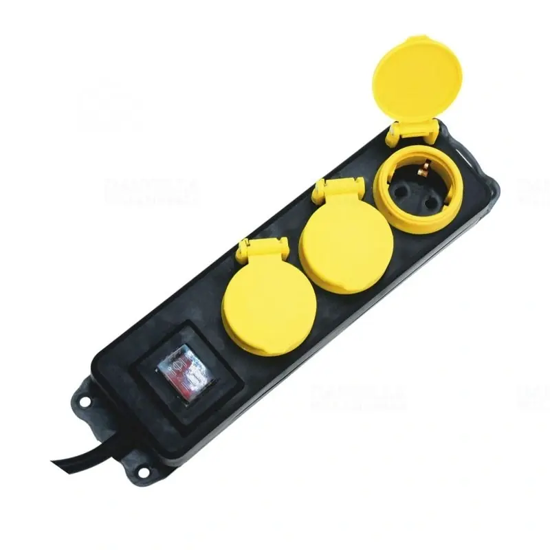 Vedd meg most Hálózati elosztó 3db aljzat 5fm vezetékkel, kapcsolóval, fekete NVO 03K-5/BK/1,5 Somogyi