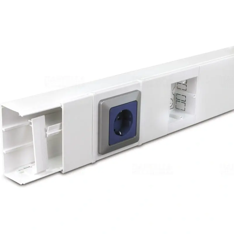 Gyors szállítás MAK50/100 fehér 3/12M kábelcsatorna, fedéllel IP40 036997 Univolt