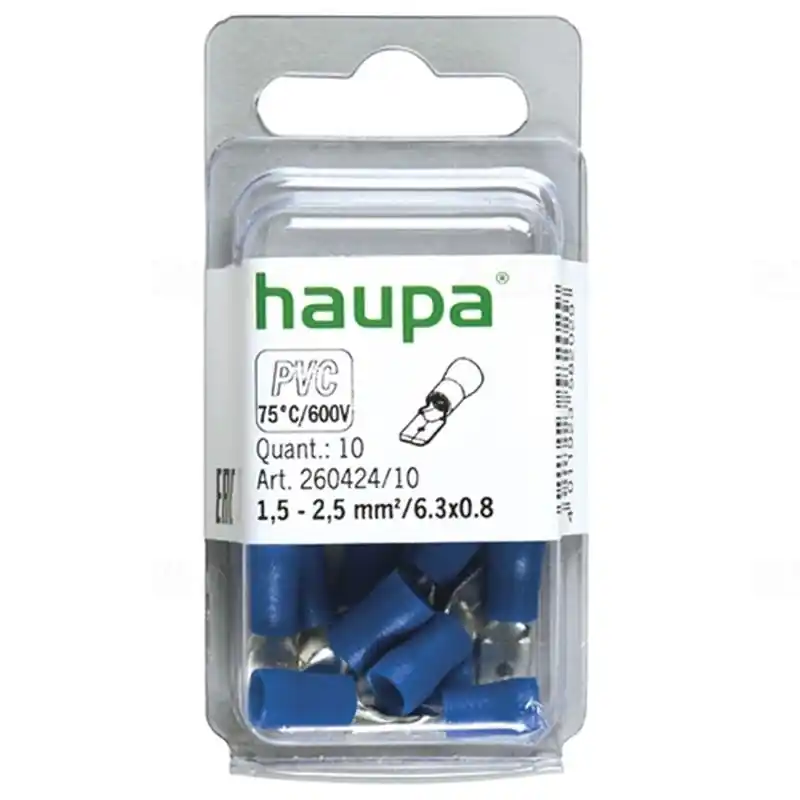 Autentikus Csúszósaru. KCS 260424/10 SmallPack HAUPA 1,5-2,5/6,3x0,8 PVC szig.