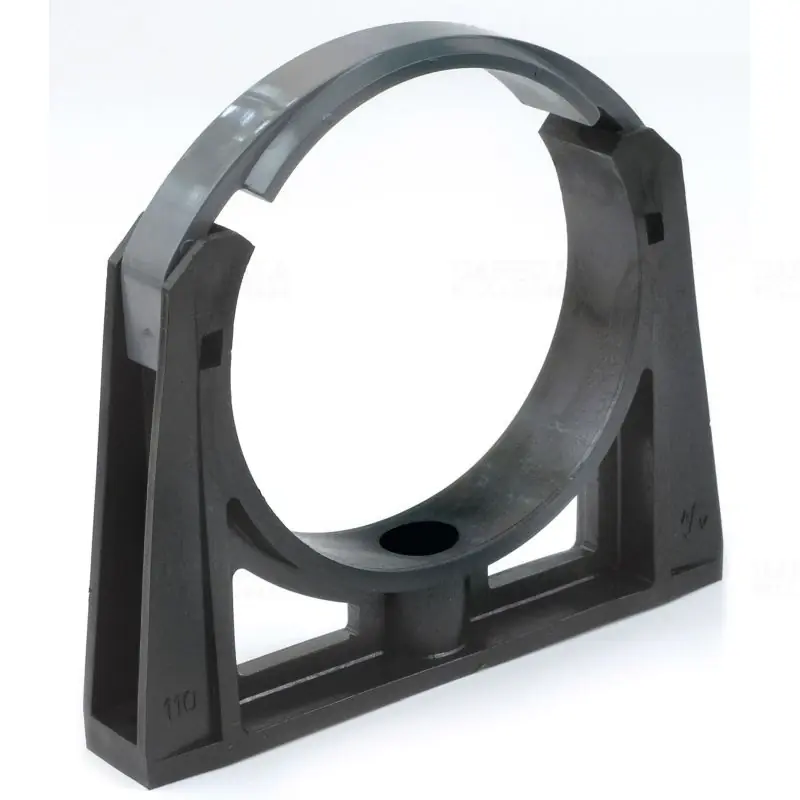 Prémium Bilincs kábelvédőcsőhöz, tartókengyellel, fekete KSK 160 002060Univolt