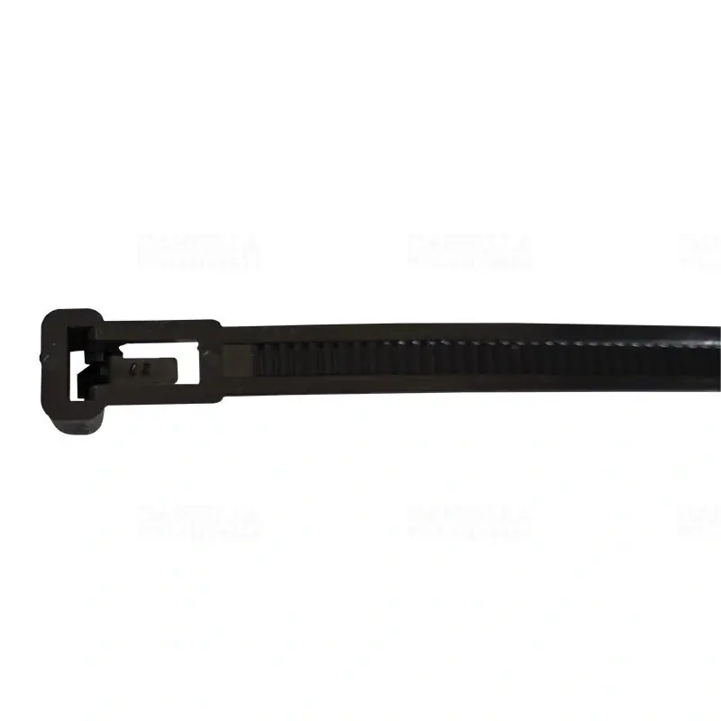 Kábelkötegelő350x8,0 fekete, nyitható UV-álló 351-NY Tracon Gyors szállítás