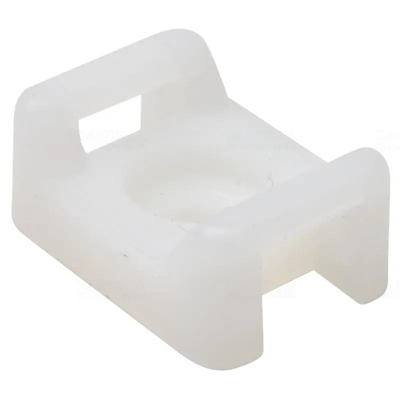 Kiváló minőség Kábelköt. talp 16x11 /5,1 fehér, csavarozható,2oldalt fűzhető, CSTALP-4 Tracon