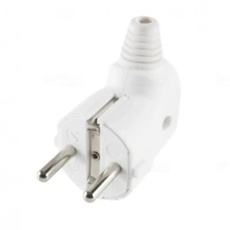 Korlátozott ajánlat Földelt dugvilla oldalsó kábelvezetéssel fehérNPD 1/WH