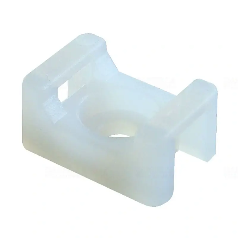 Kábelkötegelő talp 15x10 /5,1 fehér, csavarozható,2oldalt fűzhető, CSTALP Tracon Kiárusítás