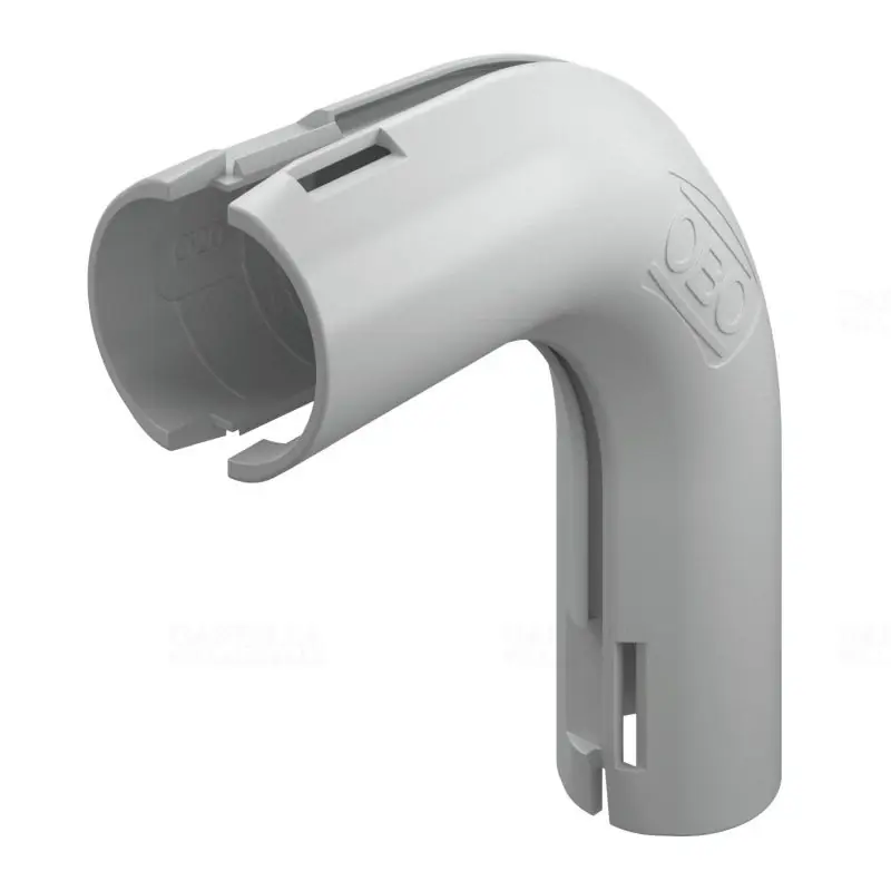 Prémium OBO 3000 BMS M20 LGR Quick-Pipe 90 fokos könyök M20 világosszürke 2154054