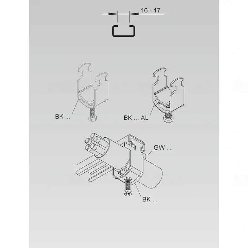 Kengyeles bilincs, 1 kábel, D 38-42 mm, 16-17 rés BK42 NIEDAX BK42 NIEDAX Legjobb ár