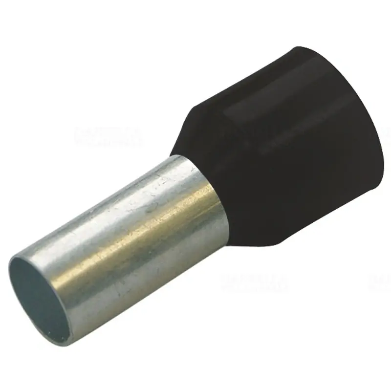 Érvéghüvely szigetelt 1,5/ 8 fekete 270808 Haupa Autentikus