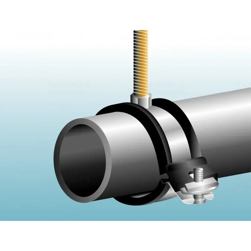Eredeti Apolo/Celo fémbilincs gumiszigetelésű egyoldalas M8 menettel 40mm940RIFL