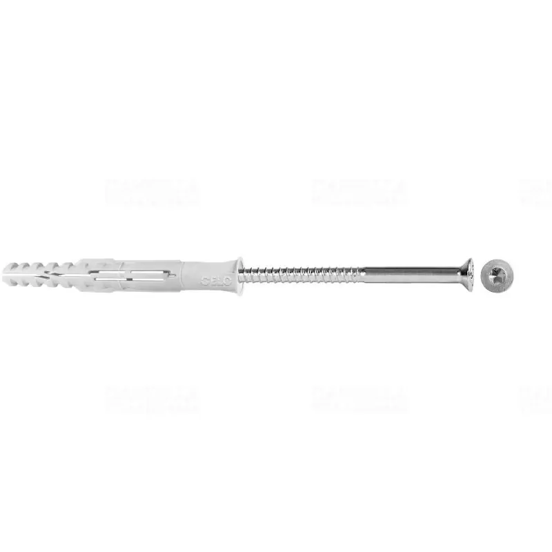 Ingyenes szállítás APOLO MFR tokrögzítő dübel + süllyesztett fejű csavar 10*200 horganyzott 910200MFRST50