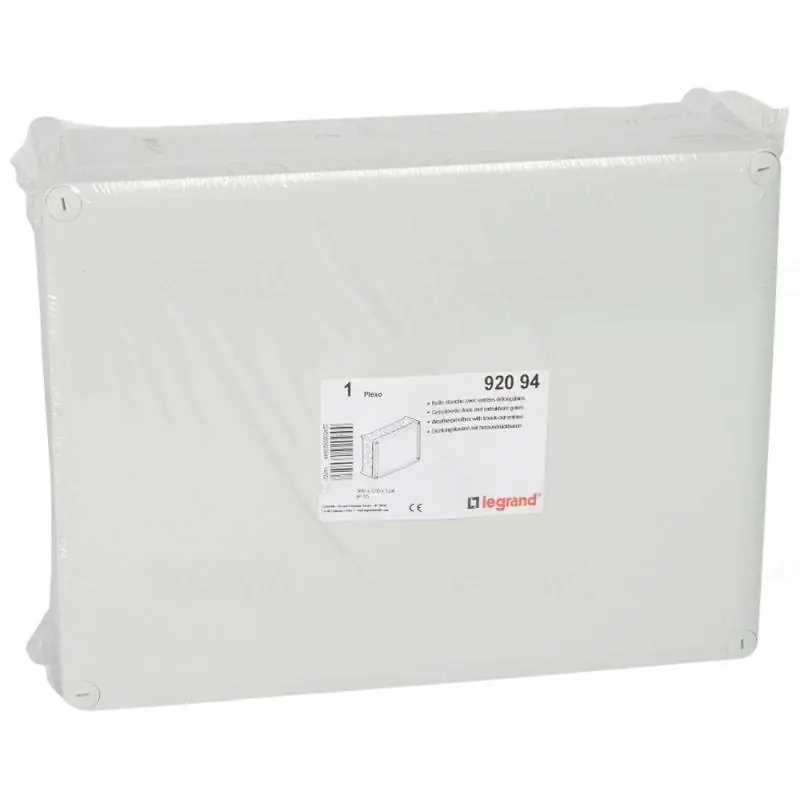 Utolsó esély Legrand092094 Plexo doboz téglalap alakú, 360×270×124mm, szürke