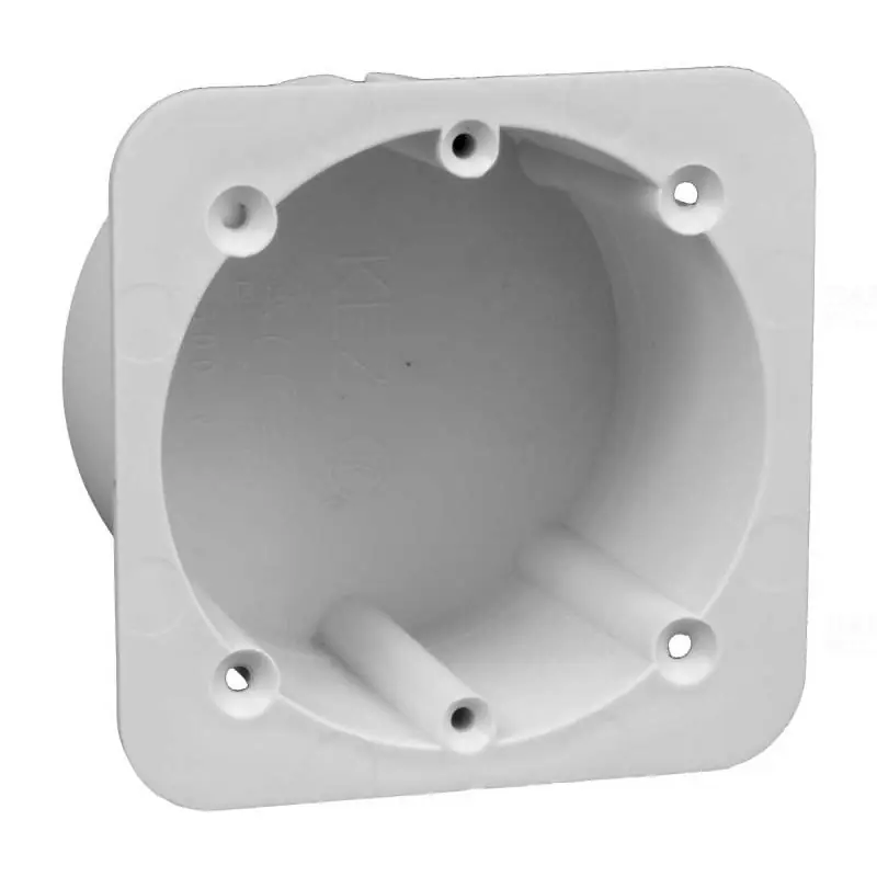 Magasított szerelődoboz pót, KEZ-hez 74x74x45 hőszigetelésbe világosszürke, ND KEZ KB Kopos Pénzvisszafizetés