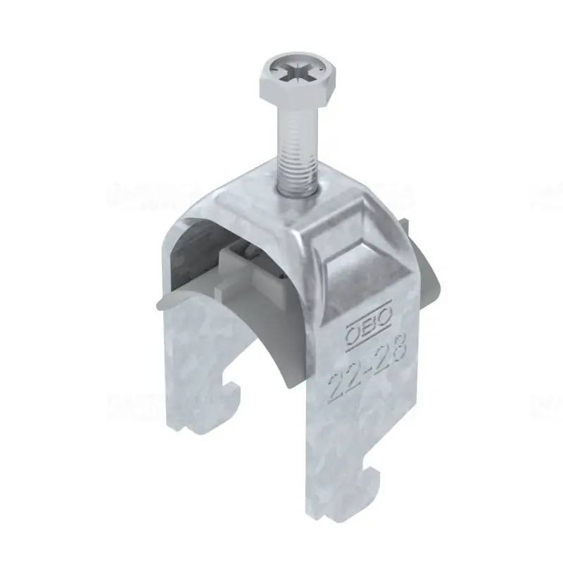 Utolsó esély OBO BBS kengyeles bilincs N-kivitel tűzihorganyzott 1 kábel részére műanyag nyomóvályúval 22-28mm, 11-12mm résszélességhez BS-N1-K-28 FT 1187220