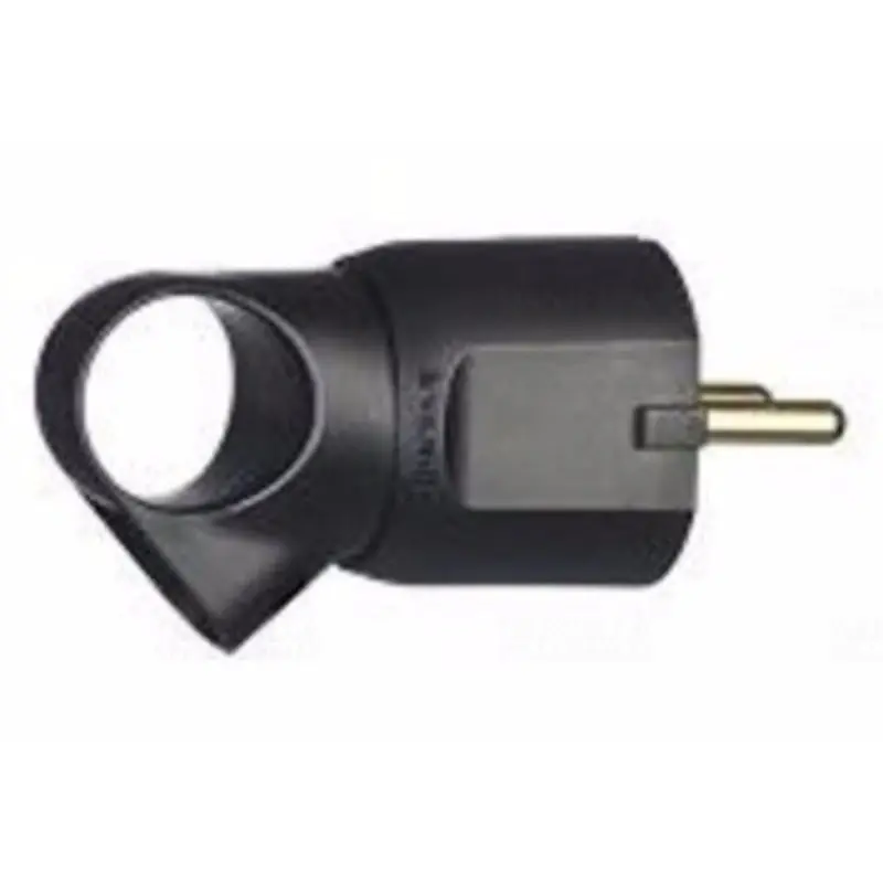 Akció Legrand 050328 Földelt csatlakozódugó kiemelővel, hátsó bekötésű, fekete