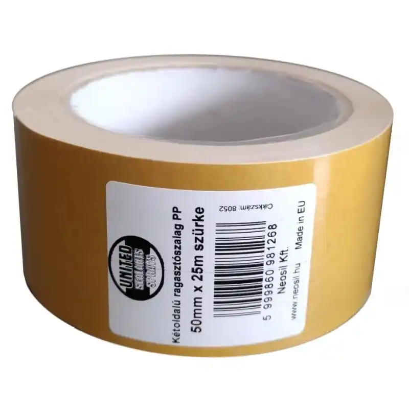 United Sealants kétoldalú ragasztószalag50mm x 25m PP 8052 Korlátozott ajánlat