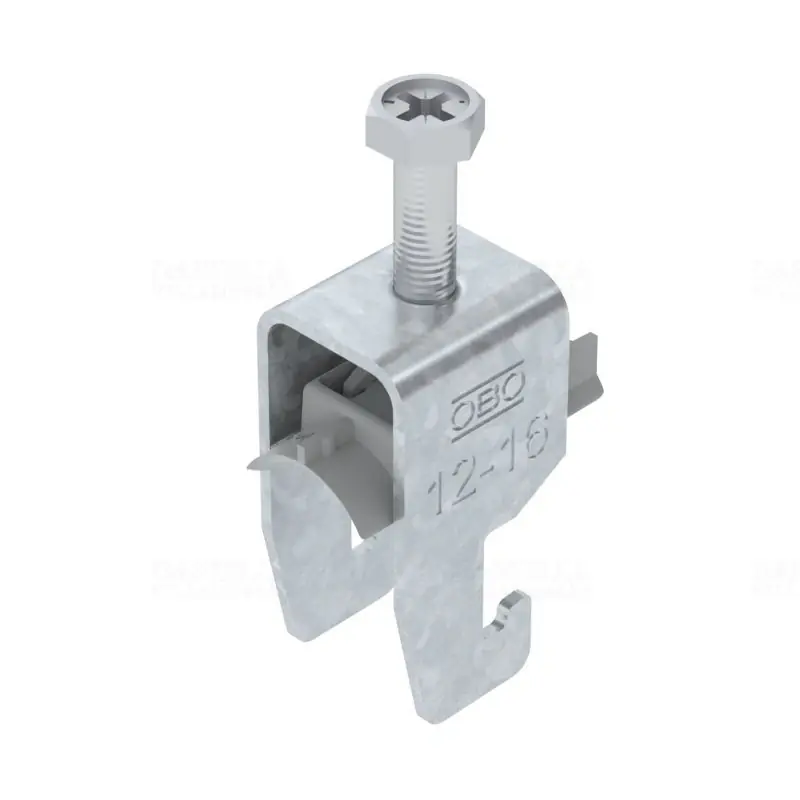 Korlátozott ajánlat OBO BBS kengyeles bilincs U-kivitel tűzihorganyzott 1 kábel részére műanyag nyomóvályúval 12-16mm, 18-22mm résszélességhez BS-U1-K-16 FT 1186709