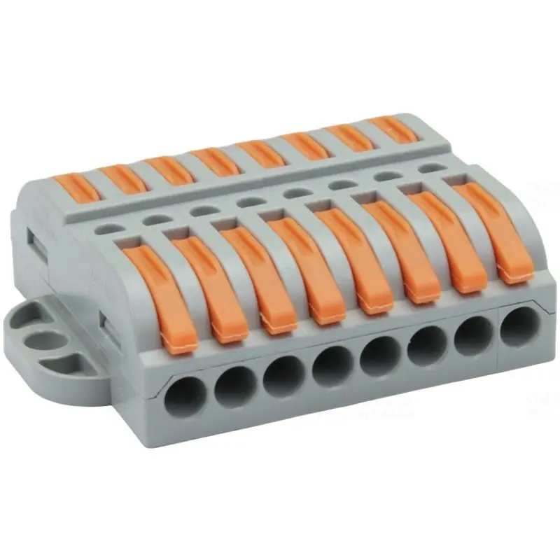 Csavar nélküli vezetékösszekötő, nyitható 0,5-4mm2, 32A, 8p, OVOFT88 Tracon Alacsony ár