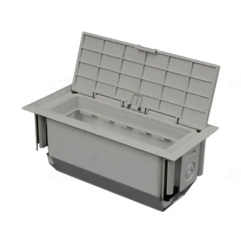 Népszerű Padlódoboz komplett 6 modulos 175x80x75 üreges falba, álpadlóba fehér halogénmentes, KOPOBOX MINI L HB Kopos