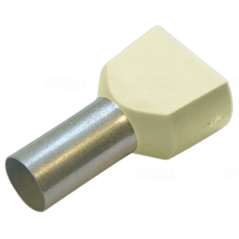 Autentikus Érvéghüvely iker 2*10/14 elefántcsont 273366 Haupa