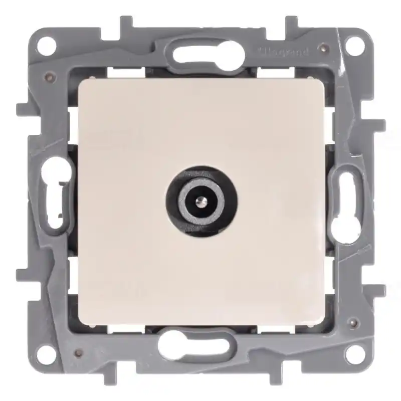 Legrand 764651 Niloé TV csillagpontos aljzat, 9,5 (apa), végzáró (1 dB), bézs Olcsó