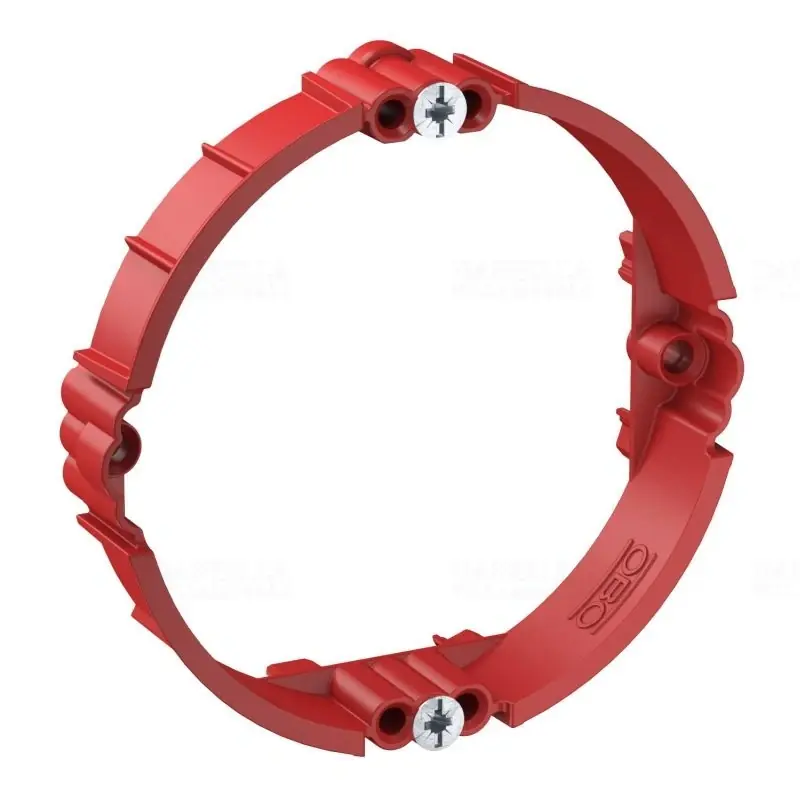 Csak ma OBO ZU 12-PR doboz 65-höz MAGASÍTÓ gyűrű, csavarral, d 60/12mm piros 2003742