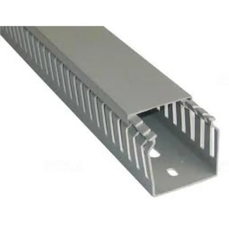 Alacsony ár Perforált kábelcsatorna 60x80 sötétszürke, RK 60X80 LD Kopos (36 fm/köteg)