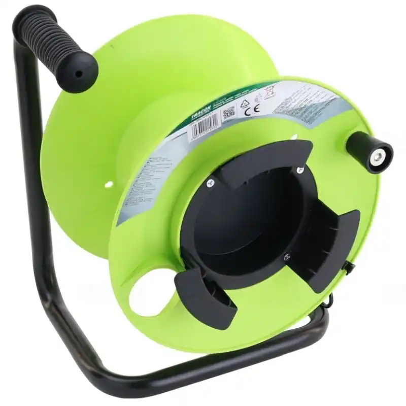 Pénzvisszafizetés Üres műanyag kábeldob fémvázzal max: 25m H05VV-F KT-DOB Tracon