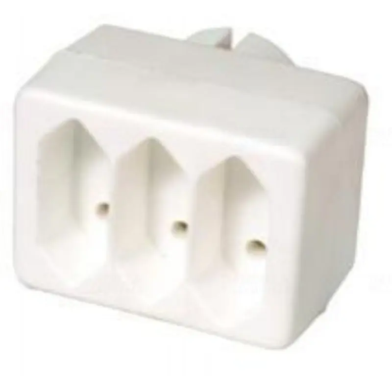 Biztonságos fizetés Hálózati elosztó EURO 3-as aljzattal NV 23/WH Somogyi